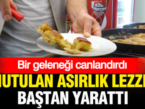 Bir gelenegi canlandirdi unutulan asirlik baklavayi bastan uretti AlFzGnCw